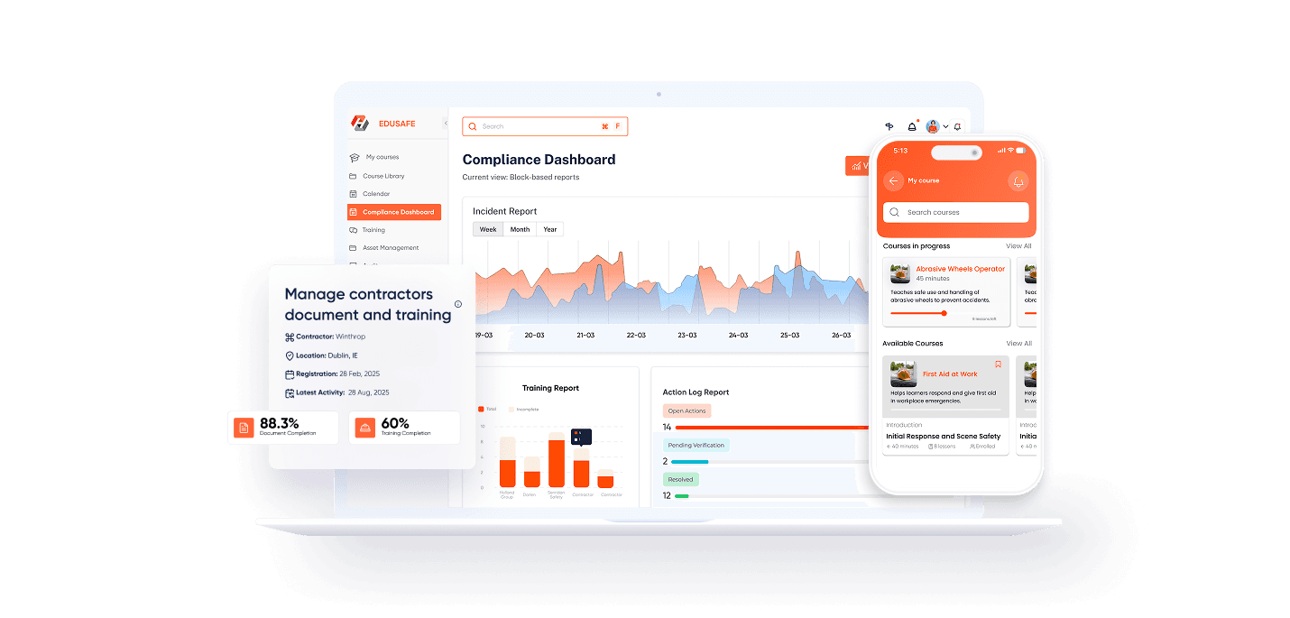 EduSafe dashboard preview
