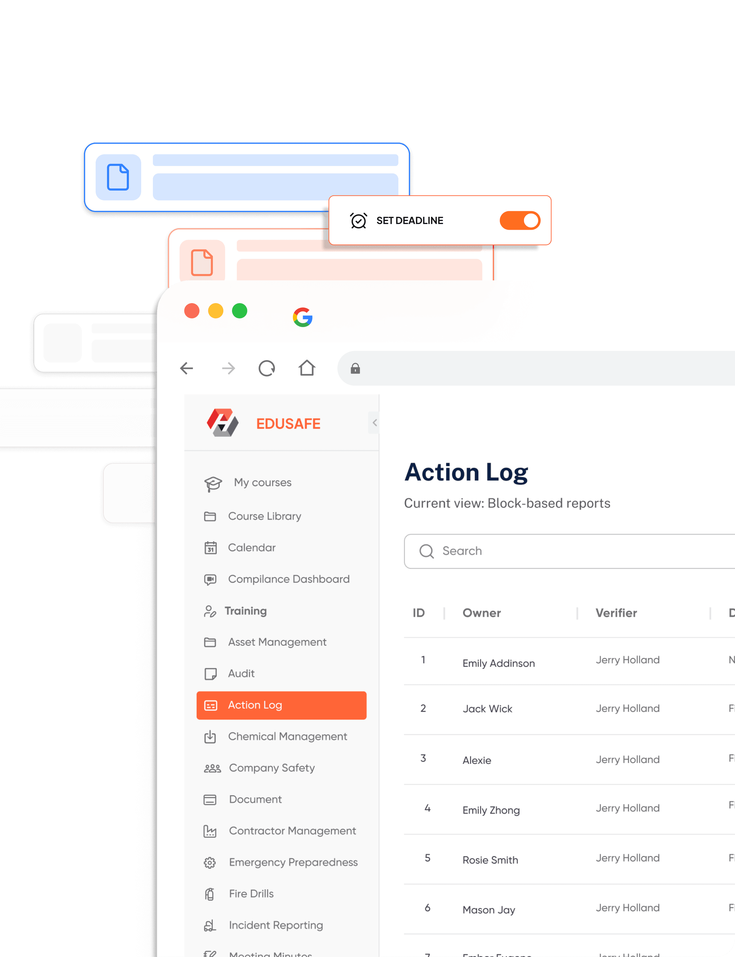 Action Log