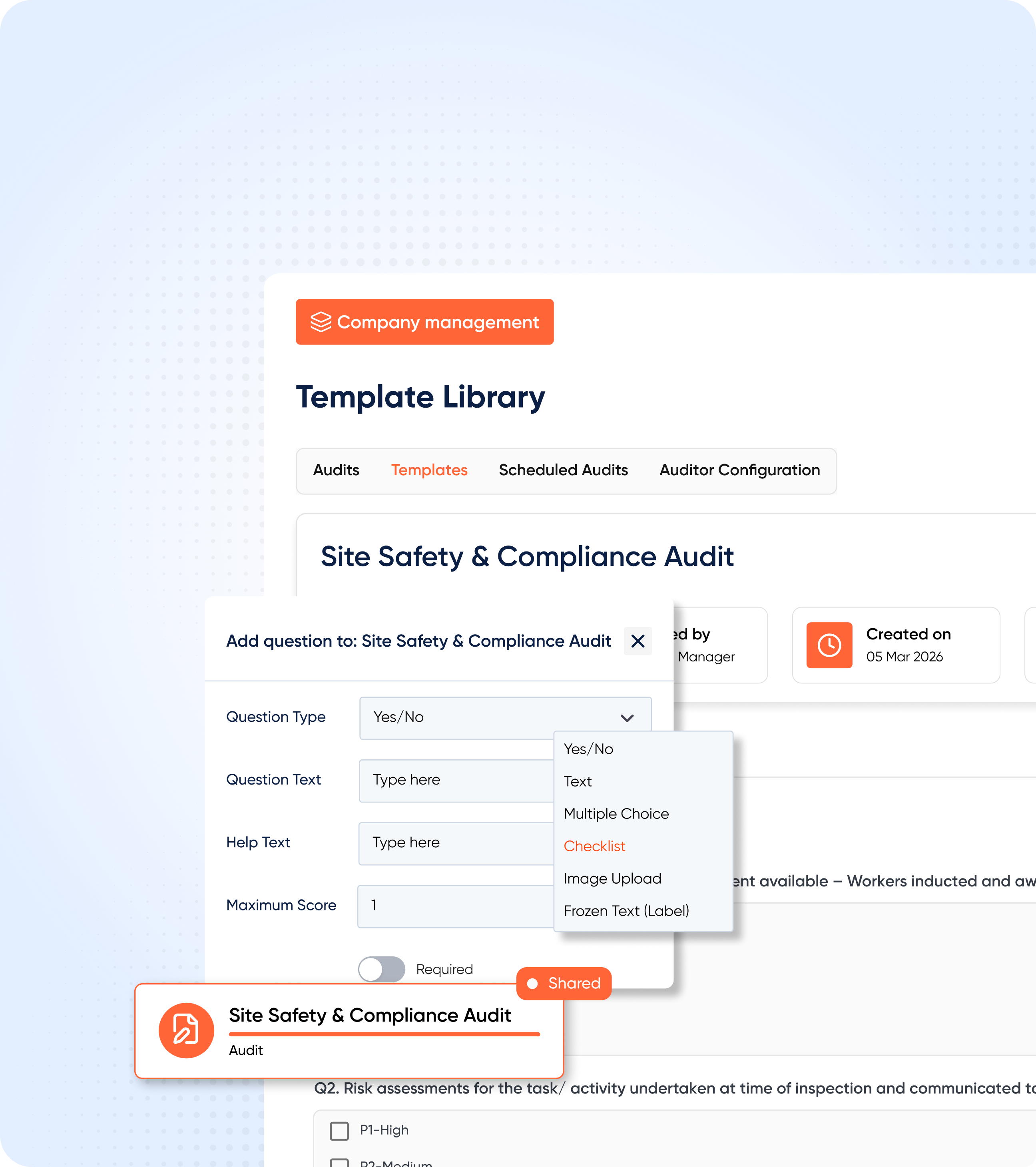 Create Templates