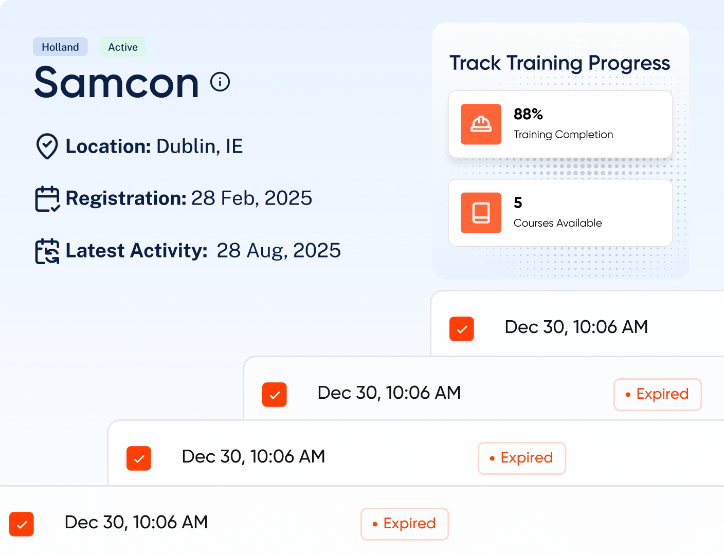 Certification & Tracking