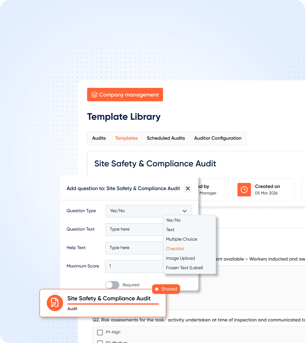 Create Templates