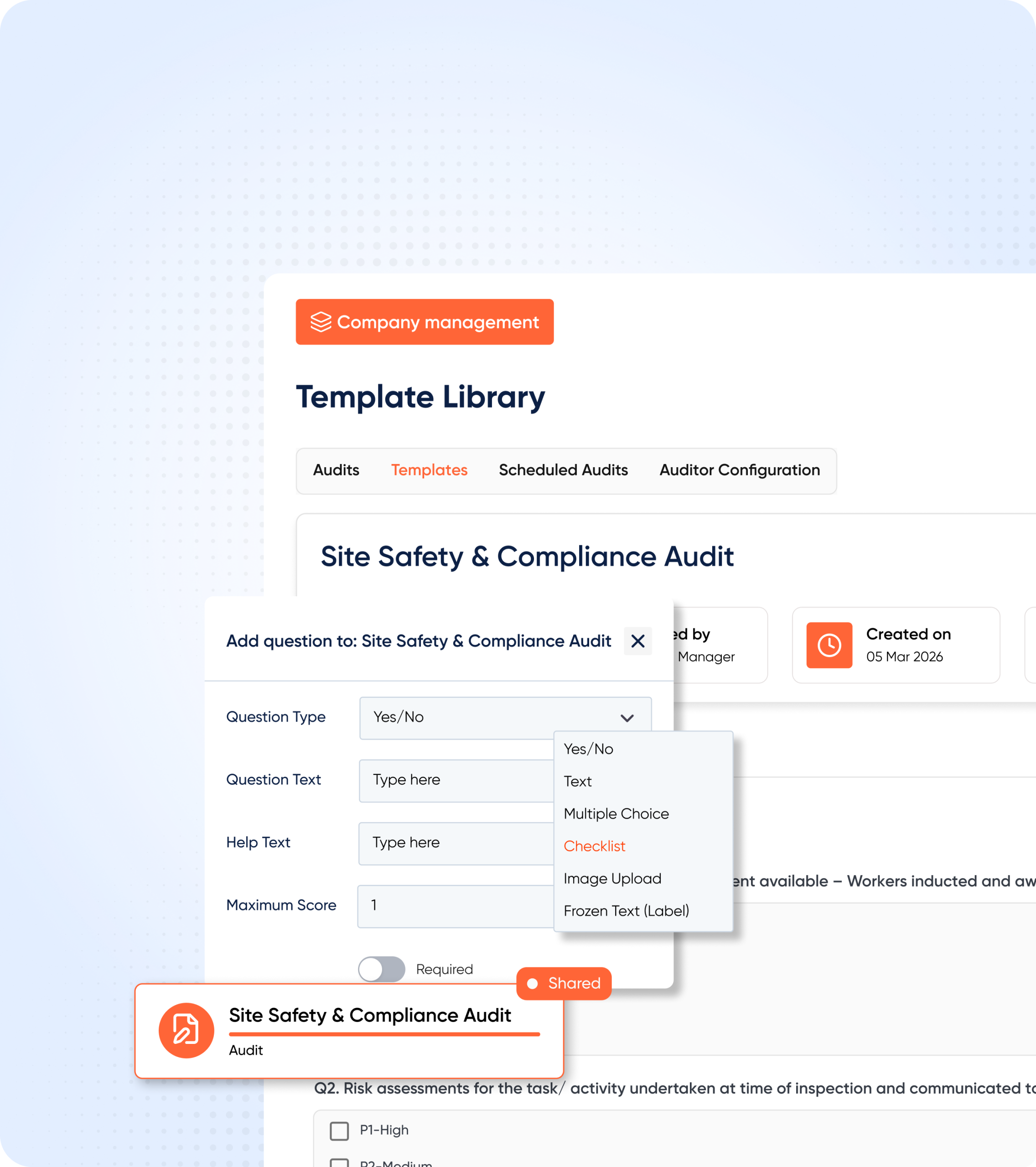 Create Templates